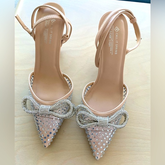 Call It Spring | Shoes | Call It Spring Crystal Heels Only Used One ...